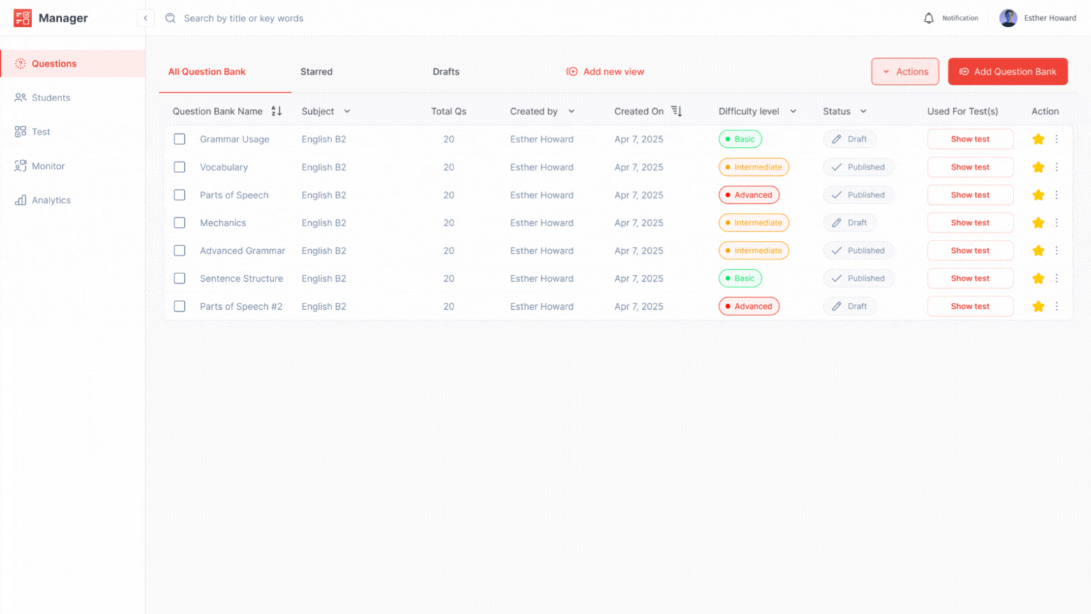 StudyDrome Dashboard Preview